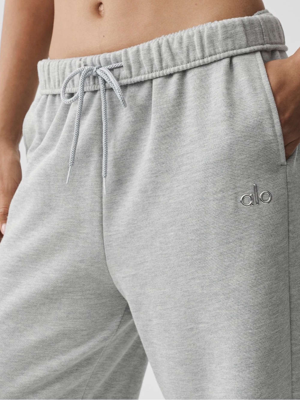 ALO Yoga Women’s / Men’s Light Grey Athletic Pants